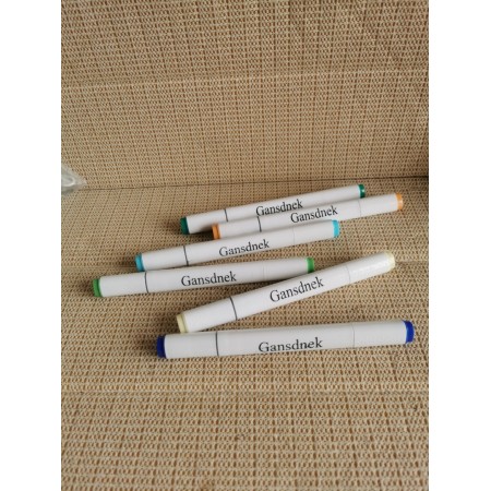 Gansdnek Dual Brush Marker Pens for Coloring Books, Fine Tip Coloring Marker & Brush Pen Set for Journaling Note Taking Writing Planning Art Project